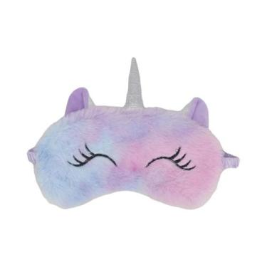 Imagem de Máscara De Dormir Infantil De Unicórnio Em Desenho Animado, Venda Para