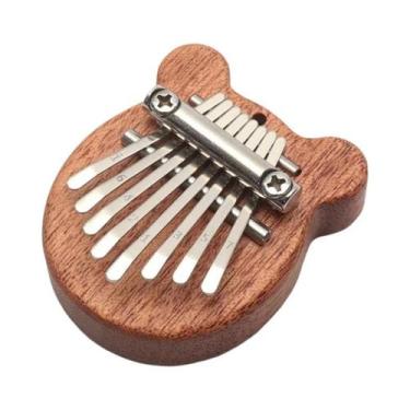 Imagem de Mini Kalimba De 8 Teclas, Piano De Dedo Portátil Para Adultos E Crianç