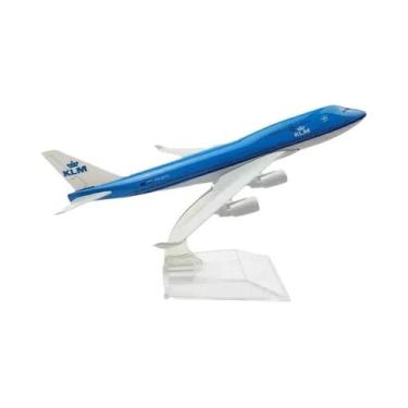 Imagem de Modelo De Avião Em Metal Fundido De 16CM, Brinquedo Colecionável 737 7