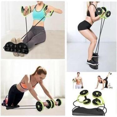 Imagem de Aparelho Abdominal Fitness Treino Core Fortalecimento Exercícios Casa 