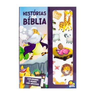 Imagem de Livro Histórias da Bíblia Interativo + Adesivos Reutilizáveis Montesso