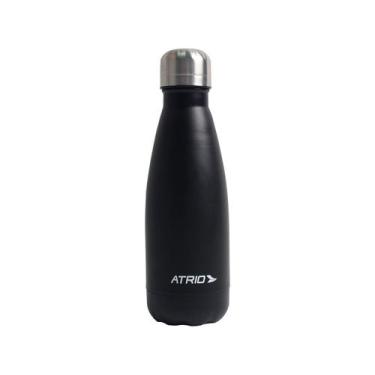 Imagem de Garrafa Térmica Inox Preta 500ml Office - Atrio ES319, 500ml, Preto