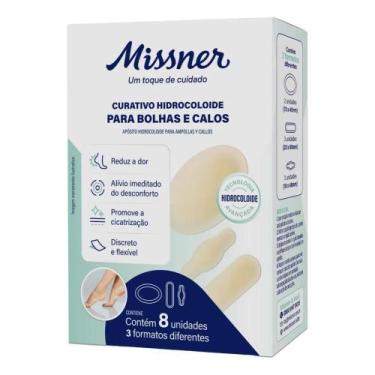 Imagem de Curativo Hidrocoloide para Calos e Bolhas (MISSNER) - Caixa com 8 Unid