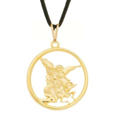 Imagem de Colar Arcanjo Miguel 30mm Masculino Feminino Católico - Sunshine Crist