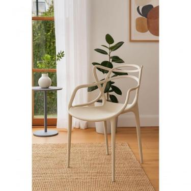 Imagem de Cadeira Allegra Estrutura em Plástico Nude para Sala de Jantar, Bares e Restaurantes