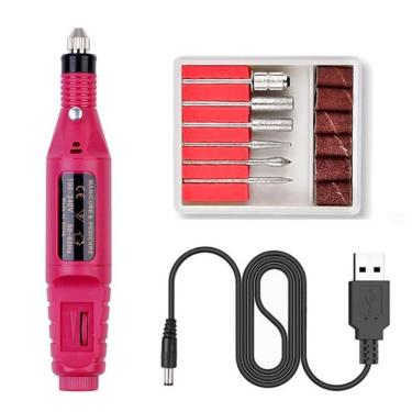Imagem de Lixadeira de Unhas Elétrica para Manicure e Pedicure com Broca Motor Bivolt e Velocidad...