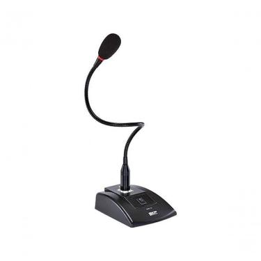 Imagem de Microfone de Mesa Pro7k com Haste Flexível Gooseneck e Indicador Luminoso com Maleta Plástica SKP