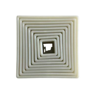 Imagem de Molde Cortador Quadrado para Massa e Decoração Massa Decorativo Bolo em Polipropileno L...