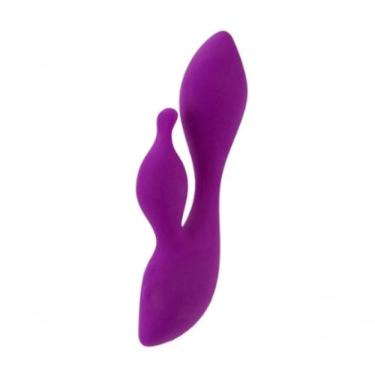 Imagem de Vibrador Recarregável Ponto g e Clitóris Vanity By Jopen Jo-4762-20-3 com Dois Motores Independentes e Função Lock