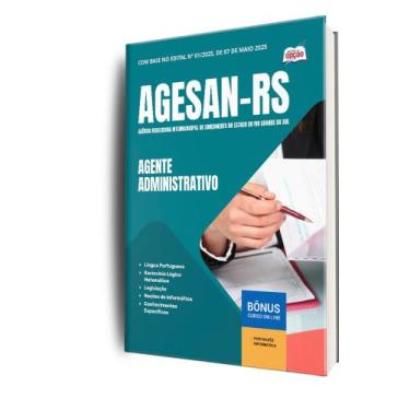 Imagem de Apostila AGESAN-RS - Agente Administrativo - Apostilas Opção