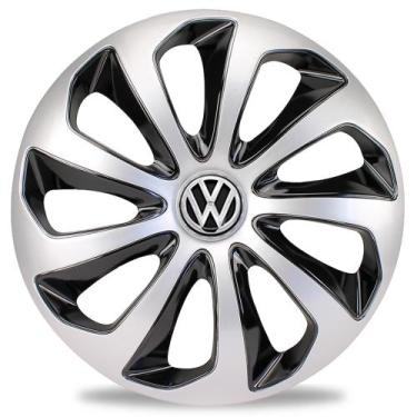 Imagem de Calota 15 Velox Silver Black Vw Gol G1 G2 G3 G4 G5 Up (Unidade) - Elit