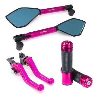 Imagem de Manopla Retrovisor Manete Fazer 150 Ubs Factor 150 Ubs Todas - Stark R