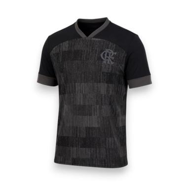 Imagem de Camisa Flamengo Mask Preta Oficial Torcedor Masculina-Masculino