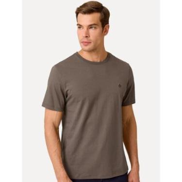 Imagem de Camiseta Dudalina Masculina Essentials Brown Icon Marrom-Masculino