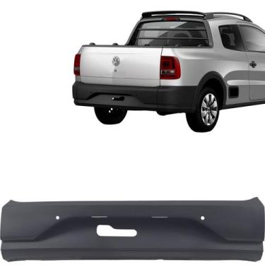 Imagem de Parachoque Traseiro Saveiro G7 2017 2018 2019 2020 2021 2022 Central P