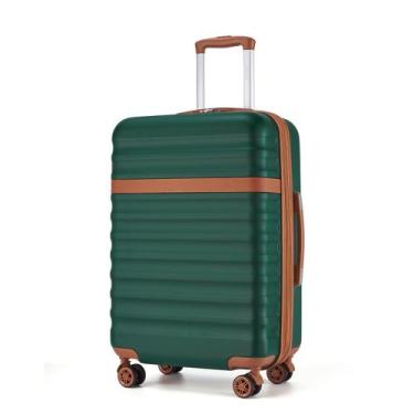 Imagem de Mala Kono 24" expansível ABS+PC TSA Lock verde