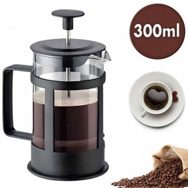 Imagem de Cafeteira Francesa Vidro com Filtro Café Expresso Cremeira Leite Capuc