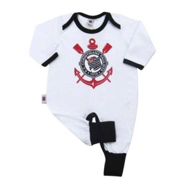Imagem de Macacão Bebê Longo Corinthians Timão Oficial - Revedor, G