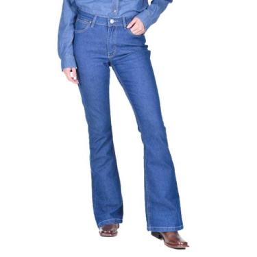 Imagem de Calça Country Jeans Feminina Wrangler Western Flare Ref. 21M4CSB60UN, 