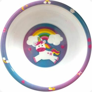 Imagem de Prato fundo infantil 14,5 cm - Ecos, UNICORNIO