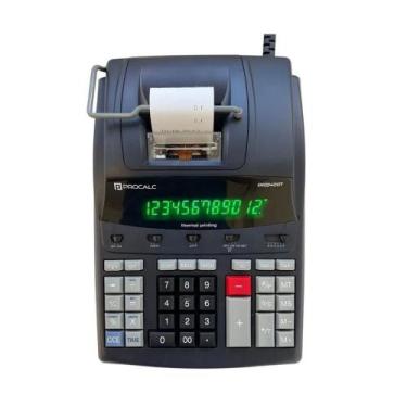 Imagem de Calculadora Profissional com Bobina Procalc - 12 digítos - Impressão T