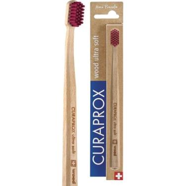 Imagem de Escova de Dentes Curaprox de Madeira Wood 4.400 Cerdas Ultrafinas