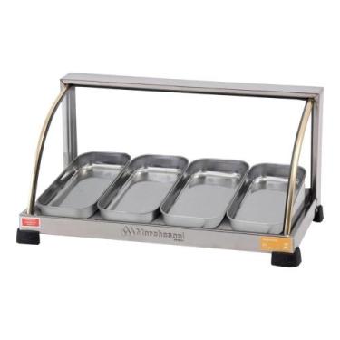 Imagem de Estufa para Salgados 4 Bandejas Marchesoni Linha Ouro Inox 127V - EF.2