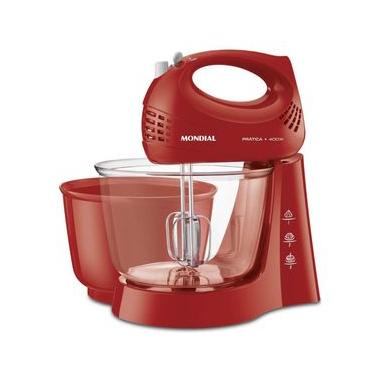 Imagem de Batedeira Convencional Mondial B-45-R 400W 3 Velocidades Vermelho 110V