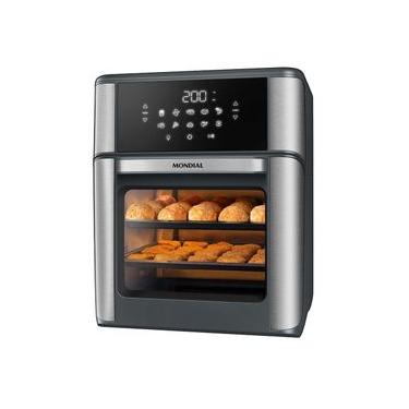 Imagem de Fritadeira Air Fryer Forno Mondial AFON-12L-GI 12L 2000W Cinza-inox 110V