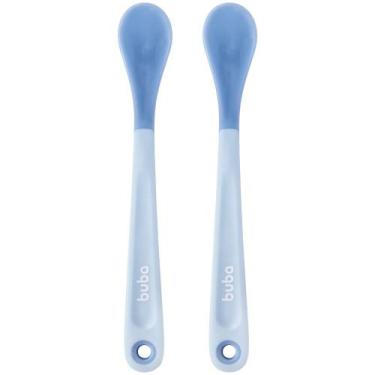 Imagem de Kit 2 Colheres Termossensíveis Buba Design Anatômico Muda de cor Cor:A