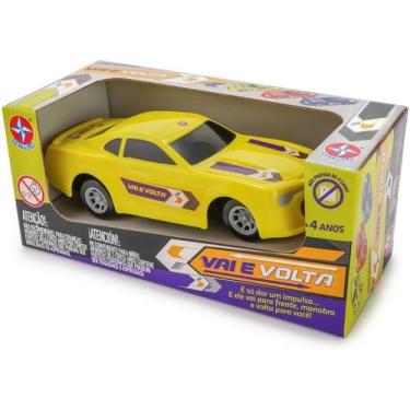 Imagem de Carrinho Vai E Volta Modelo Esportivo Amarelo - Estrela