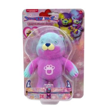 Imagem de Boneco Elástico Urso Tie-Dye Lotus de 12cm - 7899573632175 - BTF, Lila