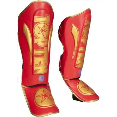 Imagem de Caneleira para Muay Thai e Kickboxing STAR LIGHT - Top Ten - Homologad