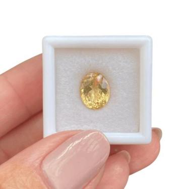 Imagem de Topázio Imperial Amarelo Oval 3,07ct - SP GEMAS