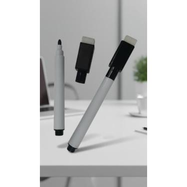 Imagem de Kit 250 Canetas Para Quadro Branco Com Apagador E Imã - Congratulation