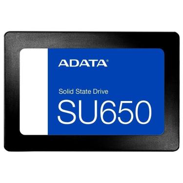 Imagem de SSD Interno Adata SU650 com Tecnologia 3D NAND Flash Preto 240GB