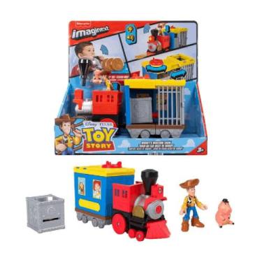 Imagem de Imaginext Disney Toy Story Trem Do Woody - Mattel