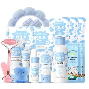 Imagem de Kit de Cuidados com a Pele EONFAVE Leite para Crianças e Adolescentes 