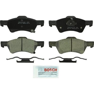 Imagem de BOSCH BC857 QuietCast Conjunto de pastilhas de freio a disco de cerâmica premium - Compatível com Chrysler Town & Country, Voyager; Dodge Caravan, Grand Caravan; FRENTE