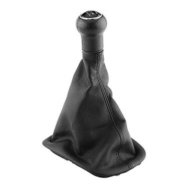 Imagem de Keenso Botão de mudança de marcha manual de 5 velocidades, botão de câmbio de marcha do carro, capa de alavanca de cabeça para B5