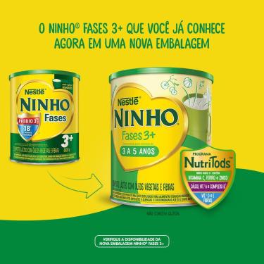 Imagem de Leite Em Pó Ninho Fases 3+ Nestlé 400g