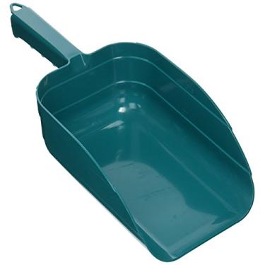 Imagem de LITTLE GIANT Pá utilitária de plástico (azul-petróleo) para fazenda de plástico empilhável resistente com aderência resistente (1,5 litros) (item nº 90TEAL)