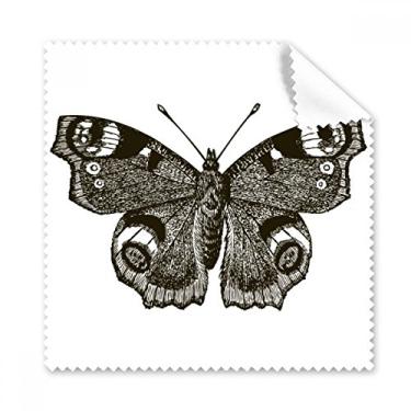 Imagem de Borboleta com asas escuras, pano de limpeza de cor escura, 5 peças