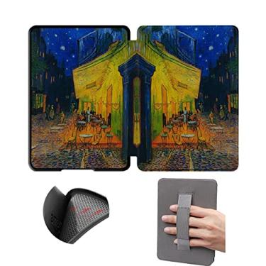 Imagem de Capa macia de 6 polegadas para Kindle Basic (apenas para 10ª geração de 2019, modelo J9G29R) com Auto Wake/Sleep, capa protetora à prova d'água com alça de mão