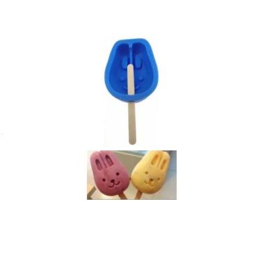 Imagem de Molde De Silicone Pirulito Coelho Páscoa