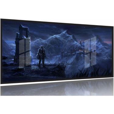 Imagem de Quadro Decorativos Elder Scrolls 130x60 Moldura Preta 2x2