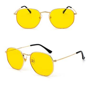 Imagem de Men Women Sunglasses Square Polygon Sun Glasses Designer Retro Shades Metal Frame Eyewear UV400,7,China