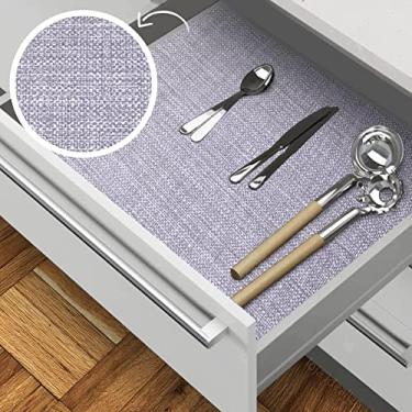 Imagem de Forro Armário Gaveta Prateleira Napoli Cinza 6 Metro X 45cm