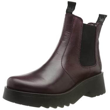 Imagem de Fly London Bota Chelsea Feminina, Roxa, 9