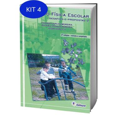Imagem de Kit 4 Livro Educação física escolar - desafios e propostas 2